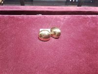 Ohrringe Soprana Gioielleria Dame in Gold BOTTONE GRNADE LISCIO - BOTTONE GRNADE LISCIO